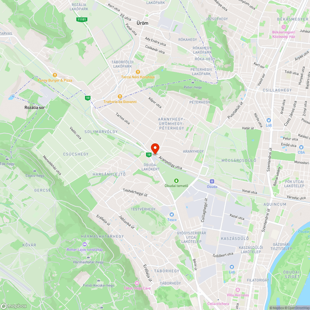 Graffiti az Aranyvölgy vasútmegállónál bejelentés helye