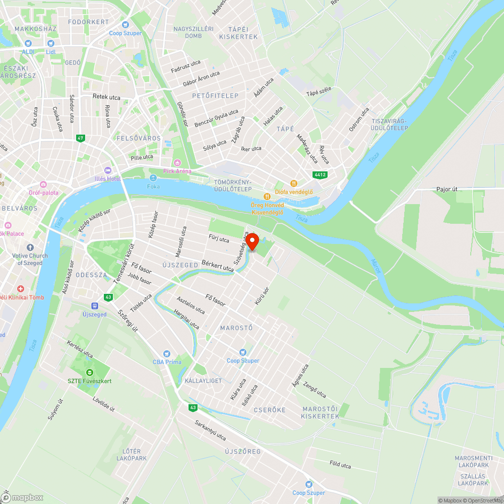 Kátyú, Fürj utca 111. bejelentés helye