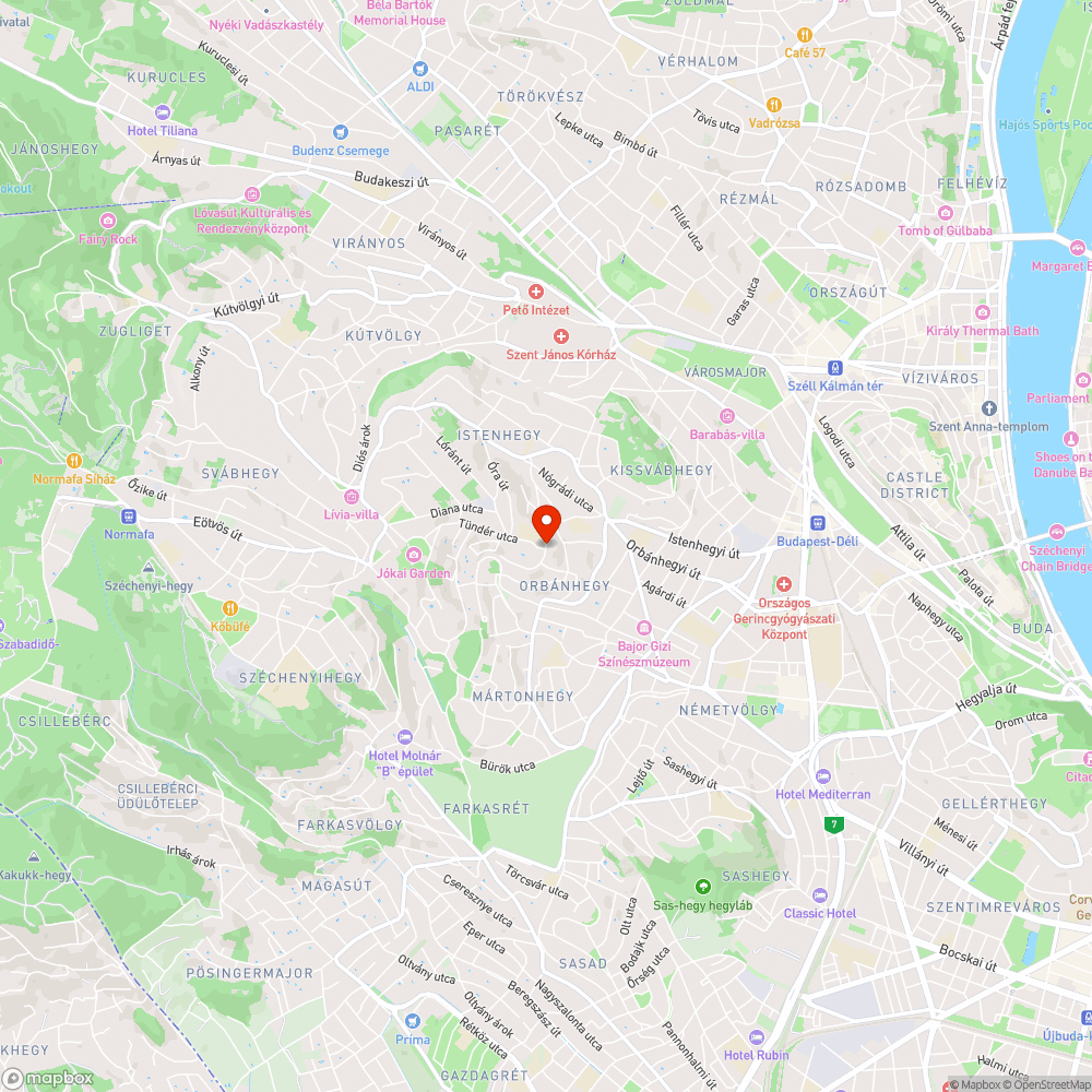 Szétcsúszott, veszélyes járda bejelentés helye