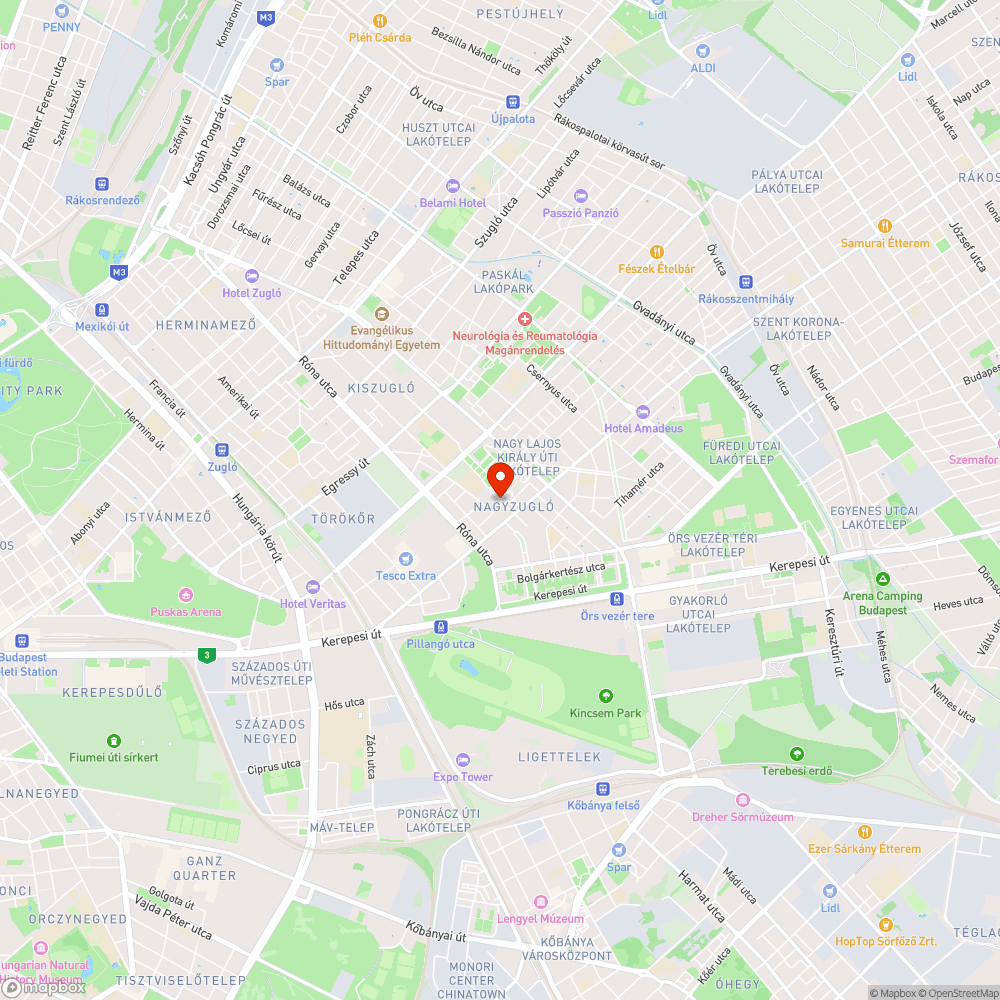 Bagolyvár utca bejelentés helye