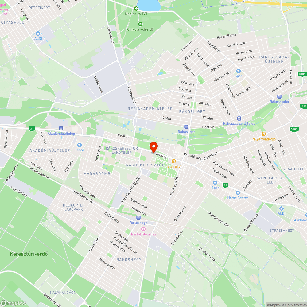 A vakokat a semmibe vezetik... bejelentés helye