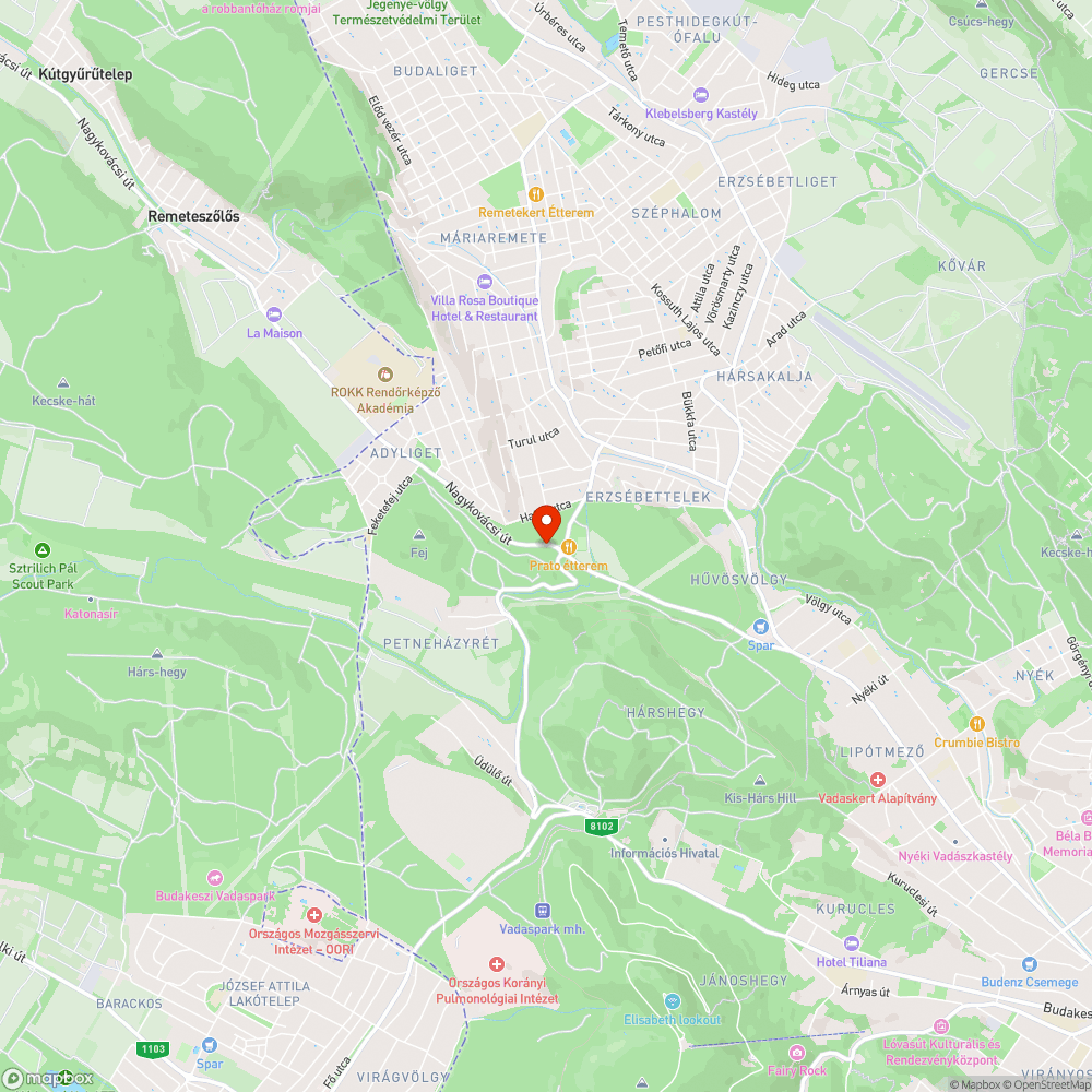 Elfáradt villanyoszlop és szalagkorlátok bejelentés helye