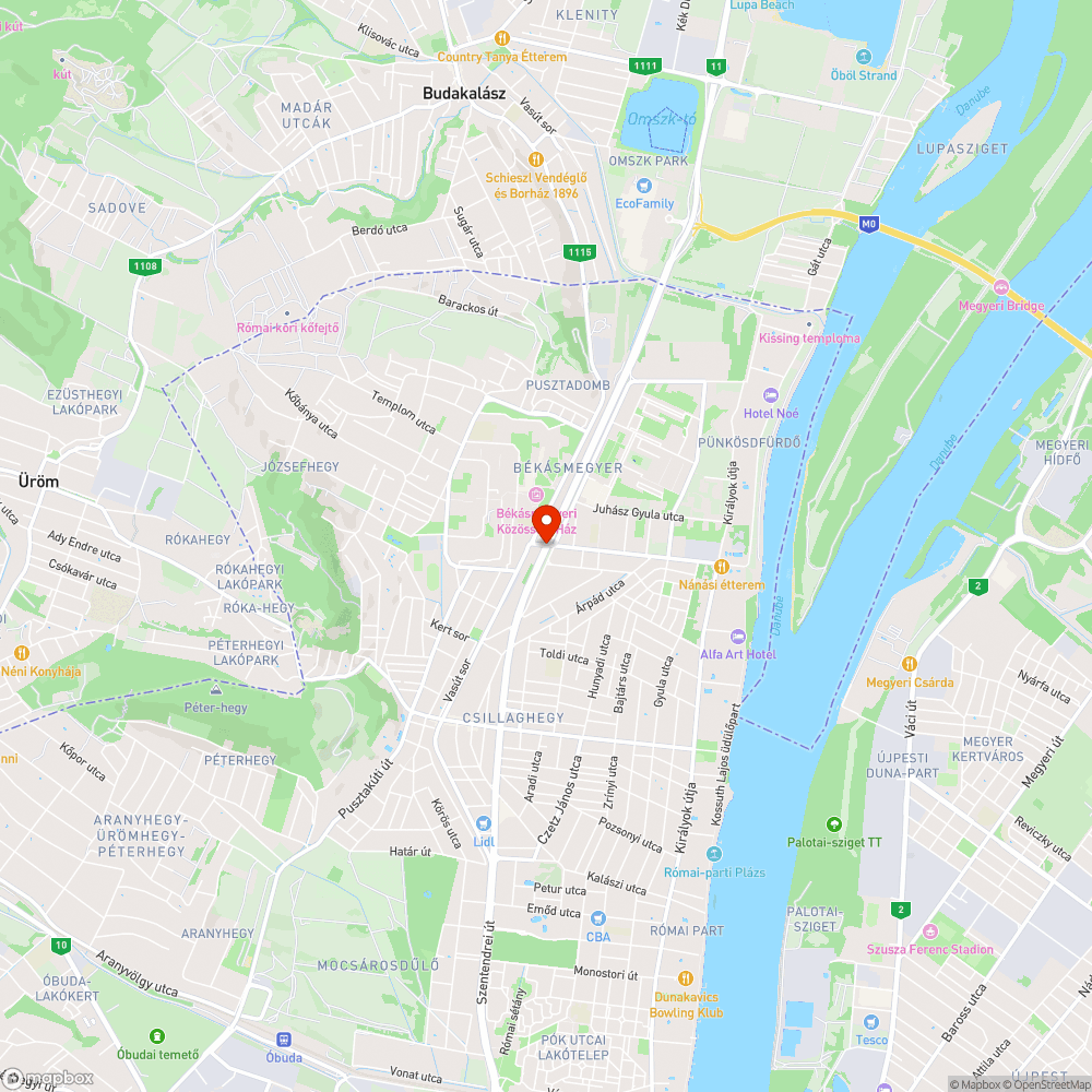 Kanyarodósáv a Pünkösdfürdő - 11-es úti HÉV-átjáróhoz bejelentés helye