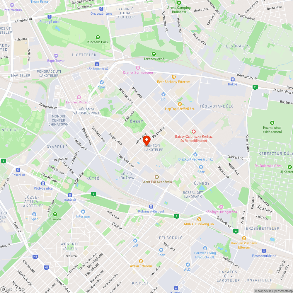 Kátyús út bejelentés helye