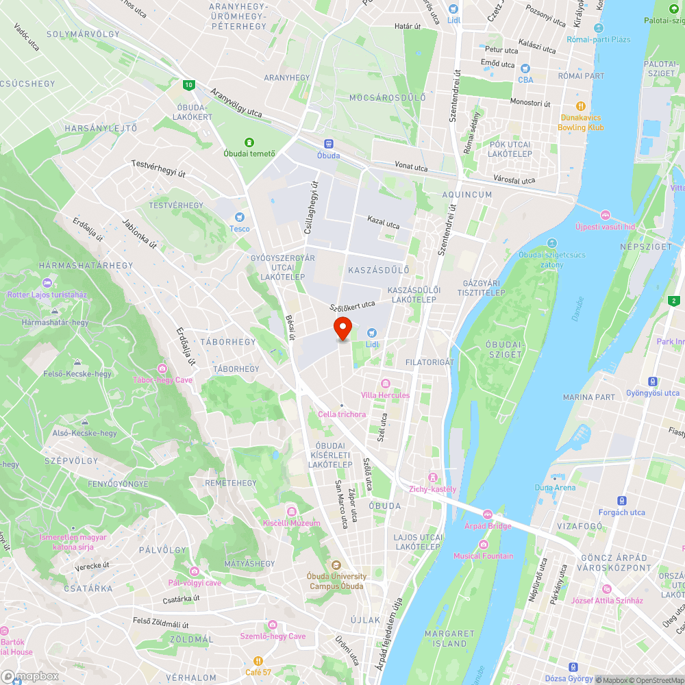 Veszélyes óriáskátyú bejelentés helye