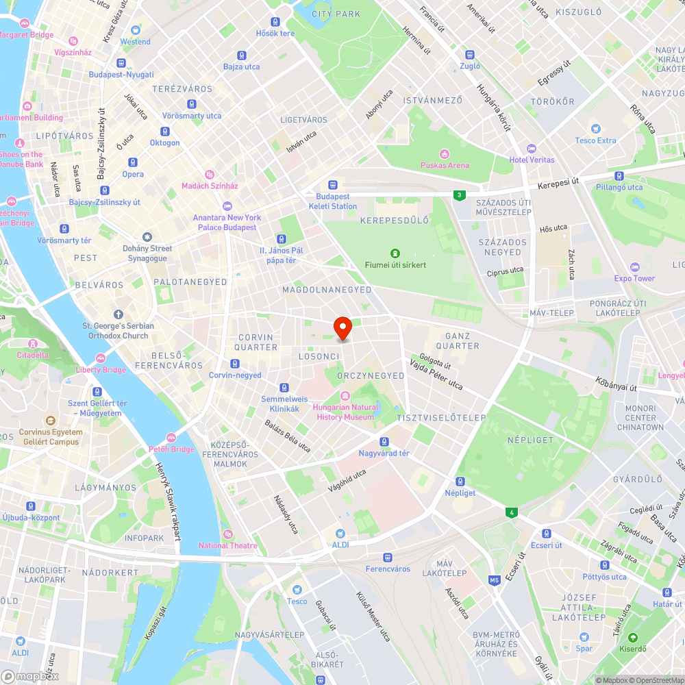 Hiányzó szemetesek bejelentés helye