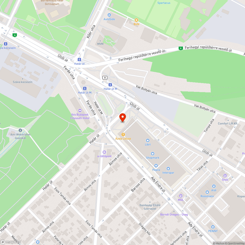 Trehányság Kispesten (Mátyás kir. utca) bejelentés helye