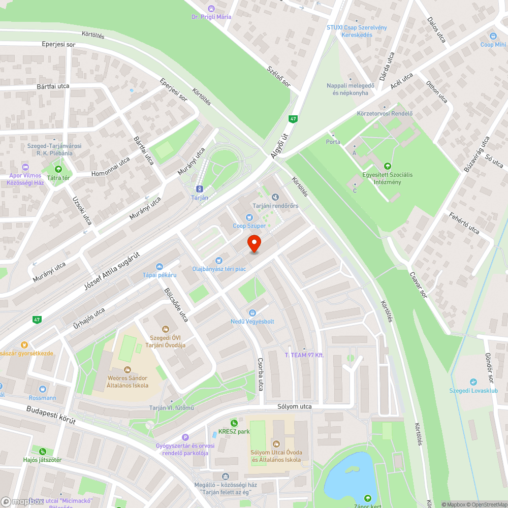 Elmozdult, balesetveszélyes padok az Olajbányász téren bejelentés helye