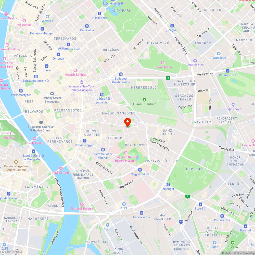 Fehér festék a Kálvária téren bejelentés helye