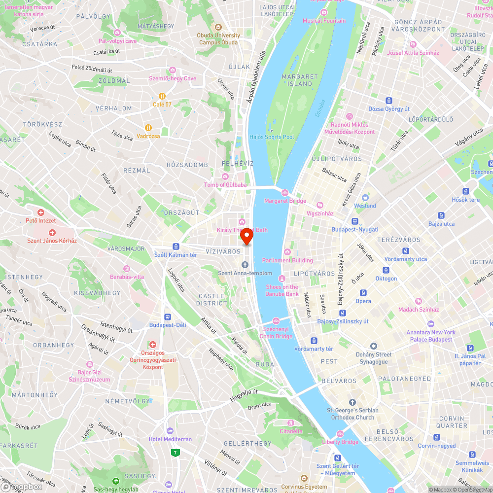 Csalogány utca aknafedelei bejelentés helye