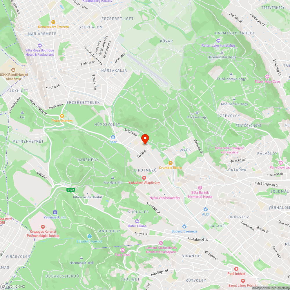 Völgy-Kölcsey sarok bejelentés helye