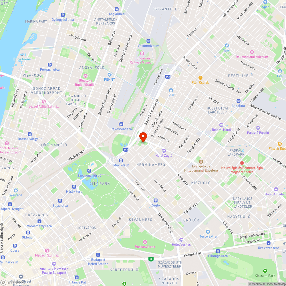 Kassai téri kutyafuttató javítása/fejlesztése bejelentés helye