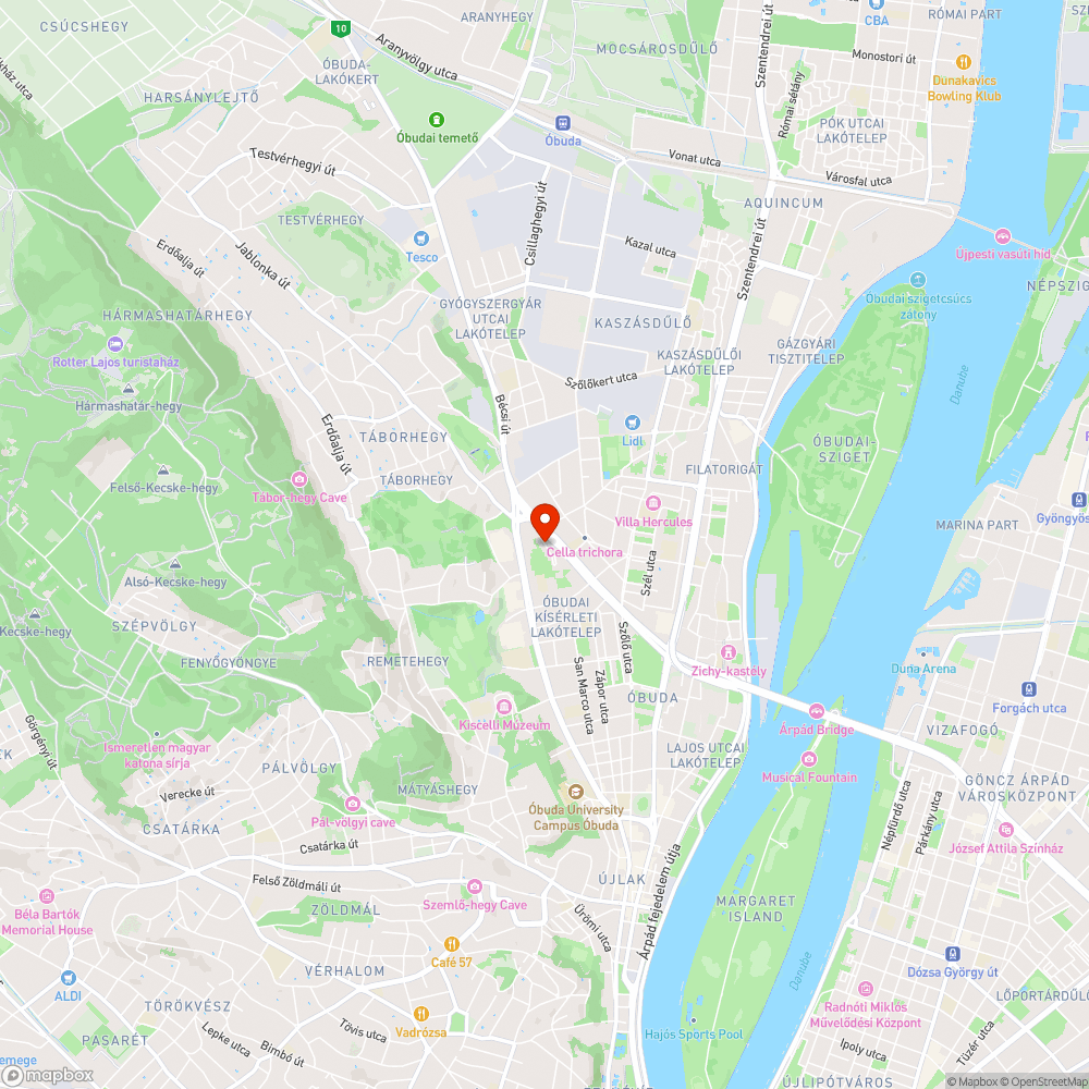 Kátyu bejelentés helye