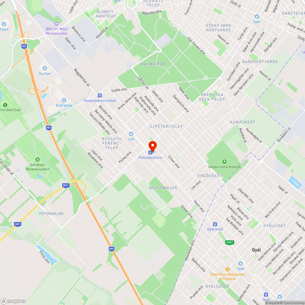 Szemétkupacok az út mellett bejelentés helye