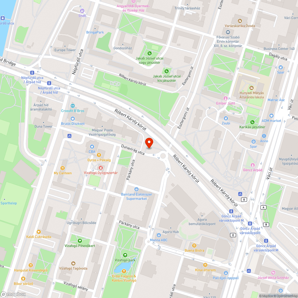 Jelzett terület erősen szennyezett bejelentés helye