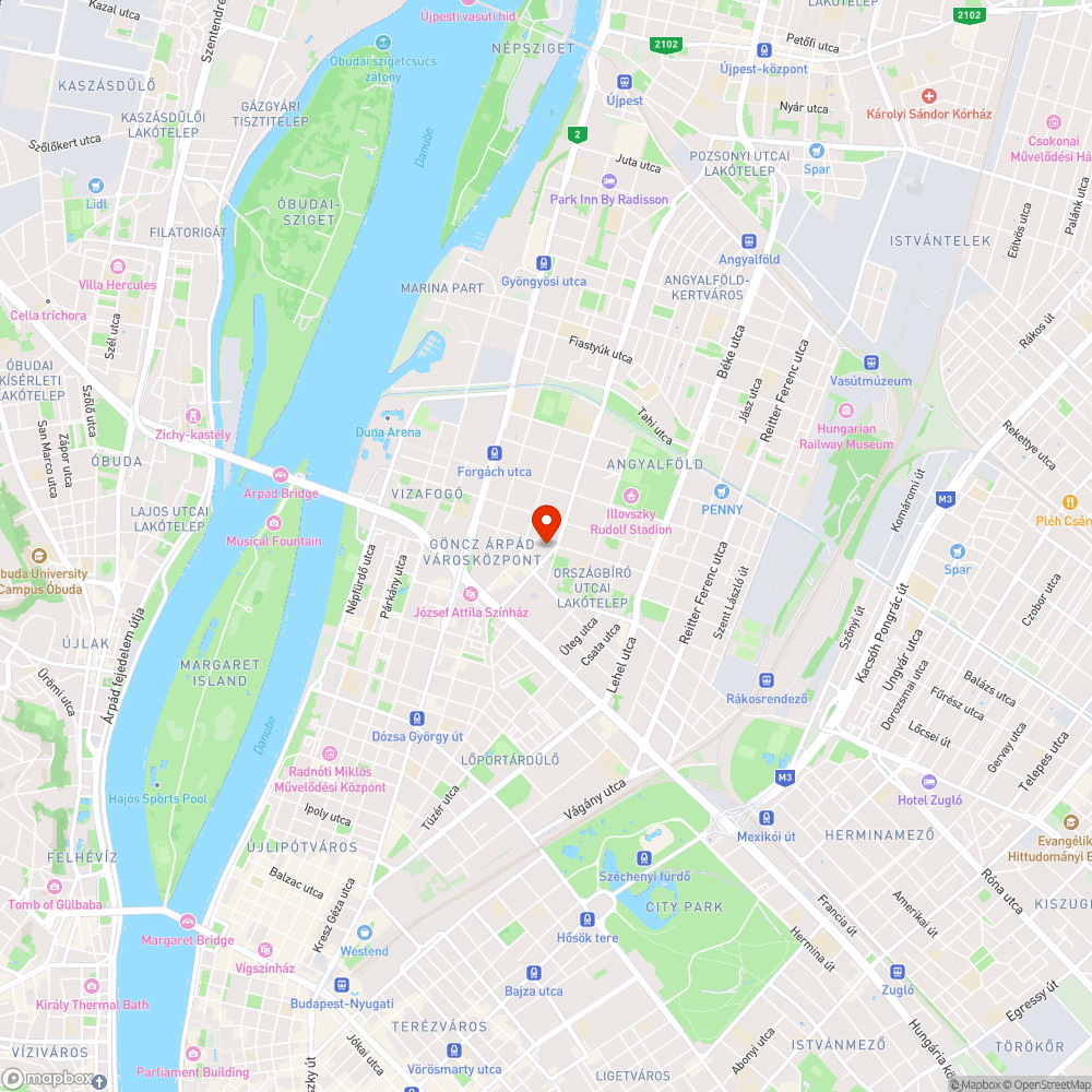 Játszótér mellett megrepedt üveg bejelentés helye