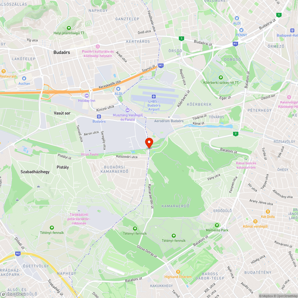 Elúszott közúti tábla bejelentés helye