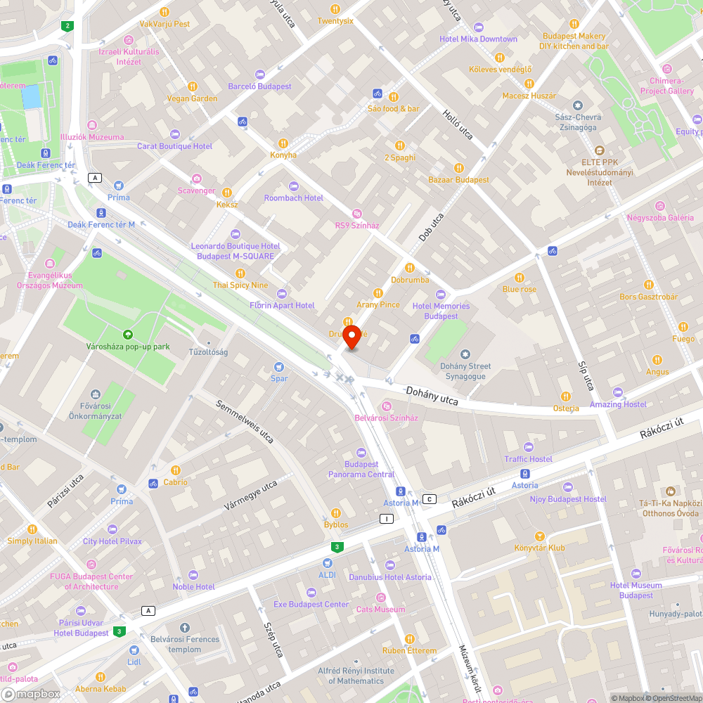 Közterületen álló állvány bejelentés helye