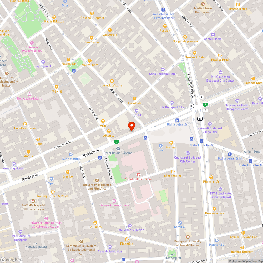 Horogkereszt bejelentés helye