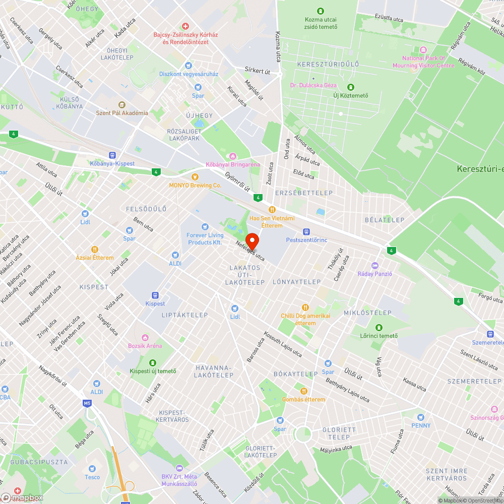 Megtévesztő jelzések / XVIII. Nefelejcs u.-Lakatos út bejelentés helye