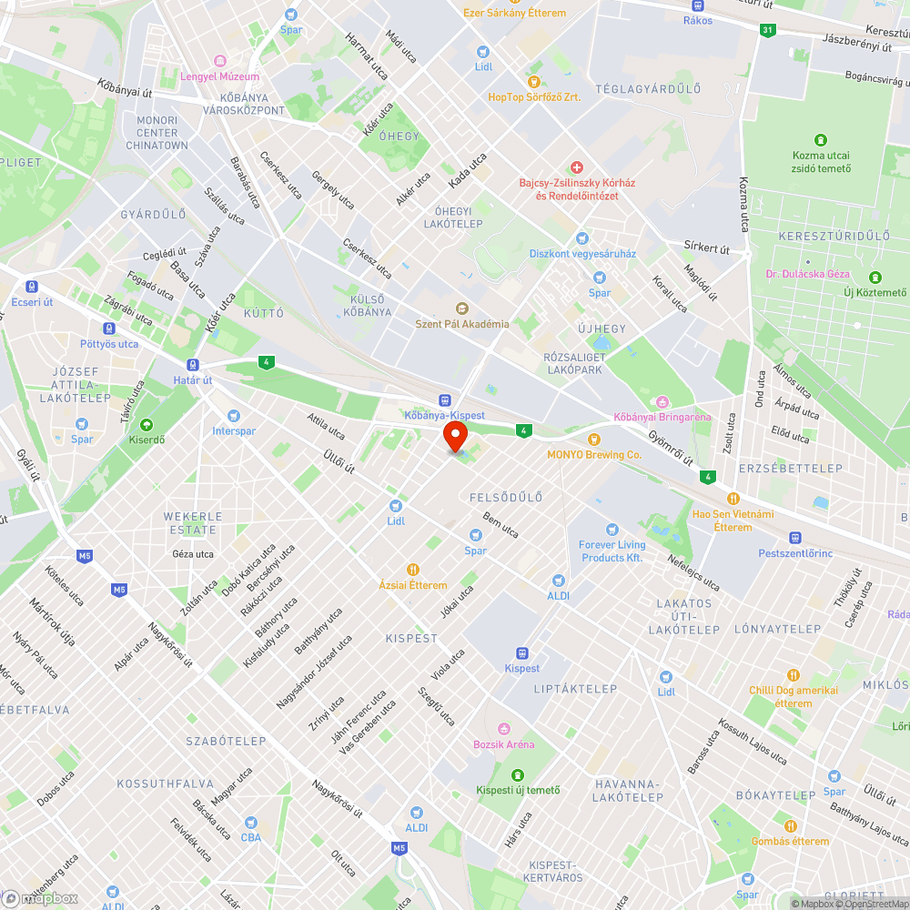 járda? bejelentés helye