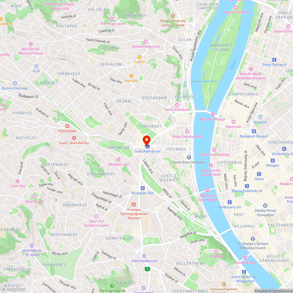 Széll Kálmán tér veszély bejelentés helye