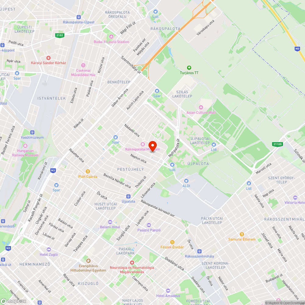 Közvilágítás hiba bejelentés helye