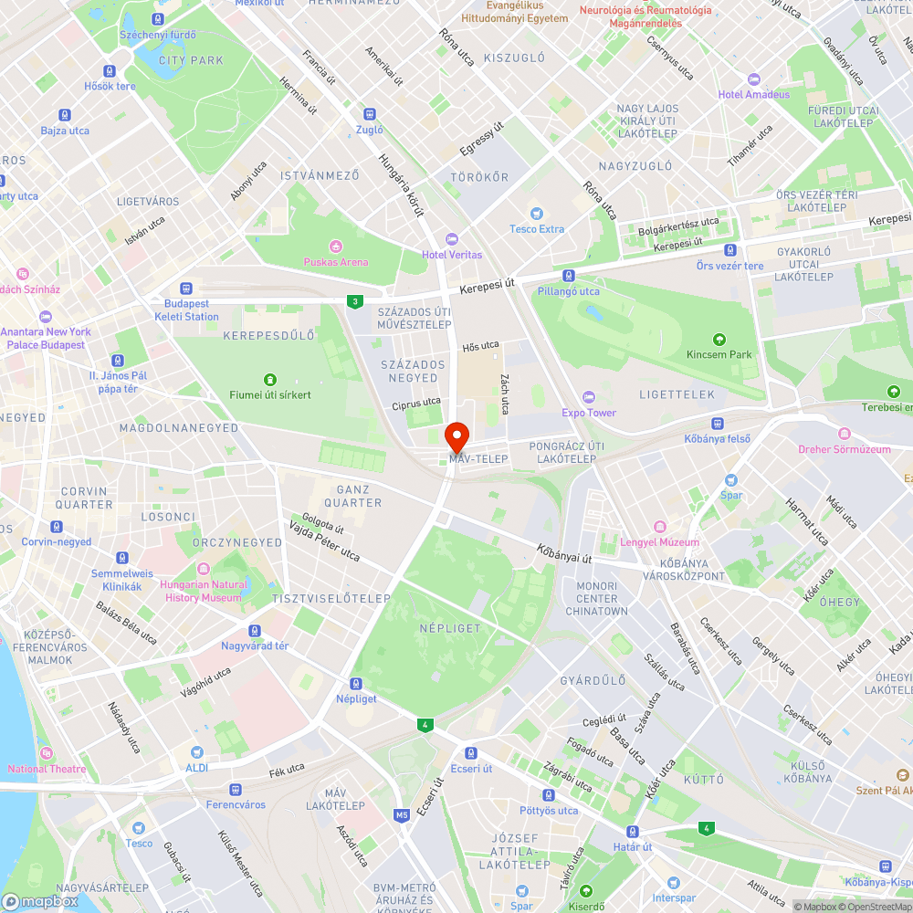 Kerékpárút repedések és illesztési hibák bejelentés helye