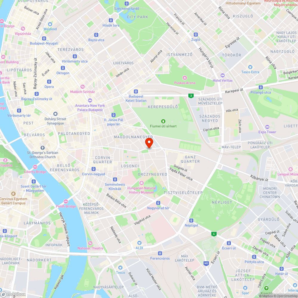 kátyú a kereszteződésben bejelentés helye