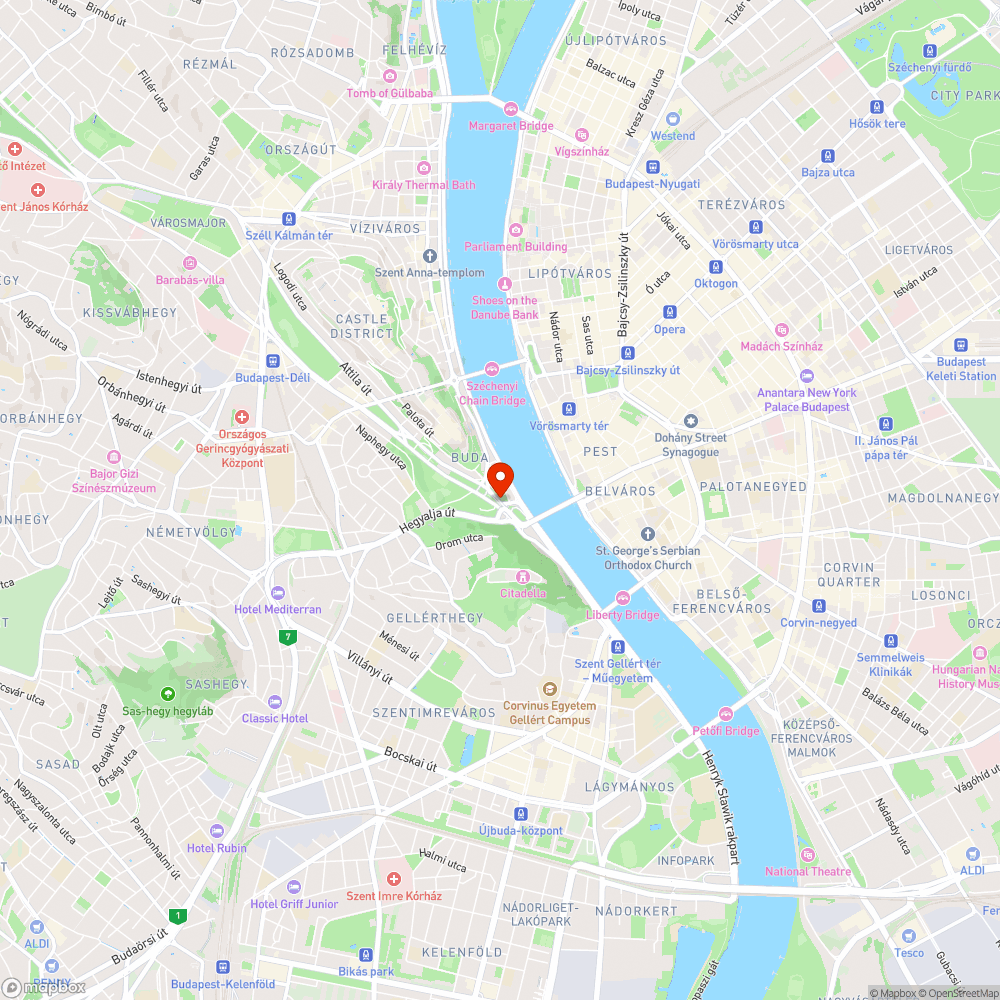 Erzsébethíd lehajtó bejelentés helye