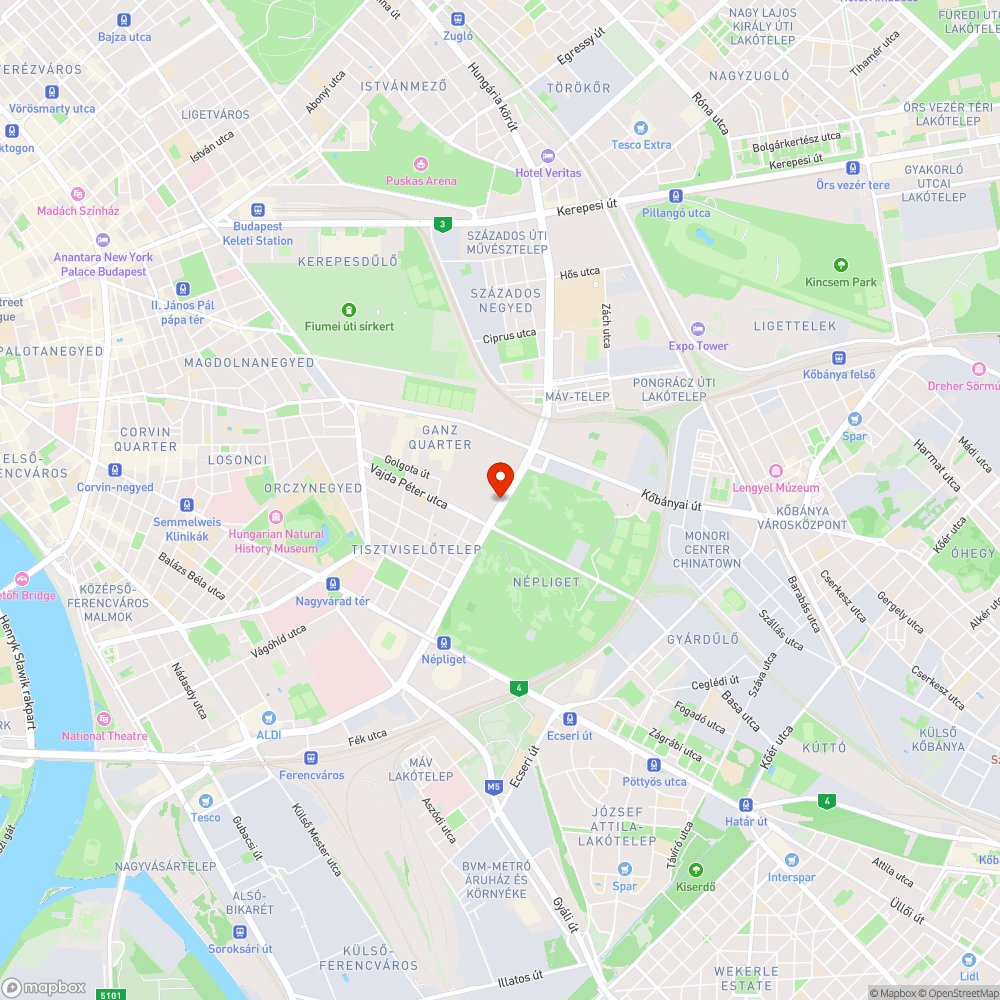 Elhagyatott (?) autó a járdán bejelentés helye