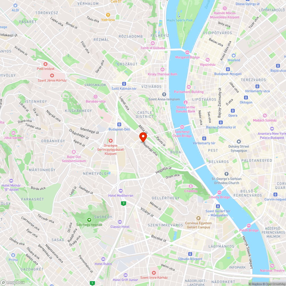 Járdahiba bejelentés helye