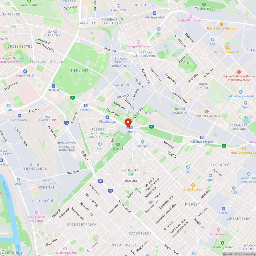 Trehányság / IX. Üllői út 199. bejelentés helye