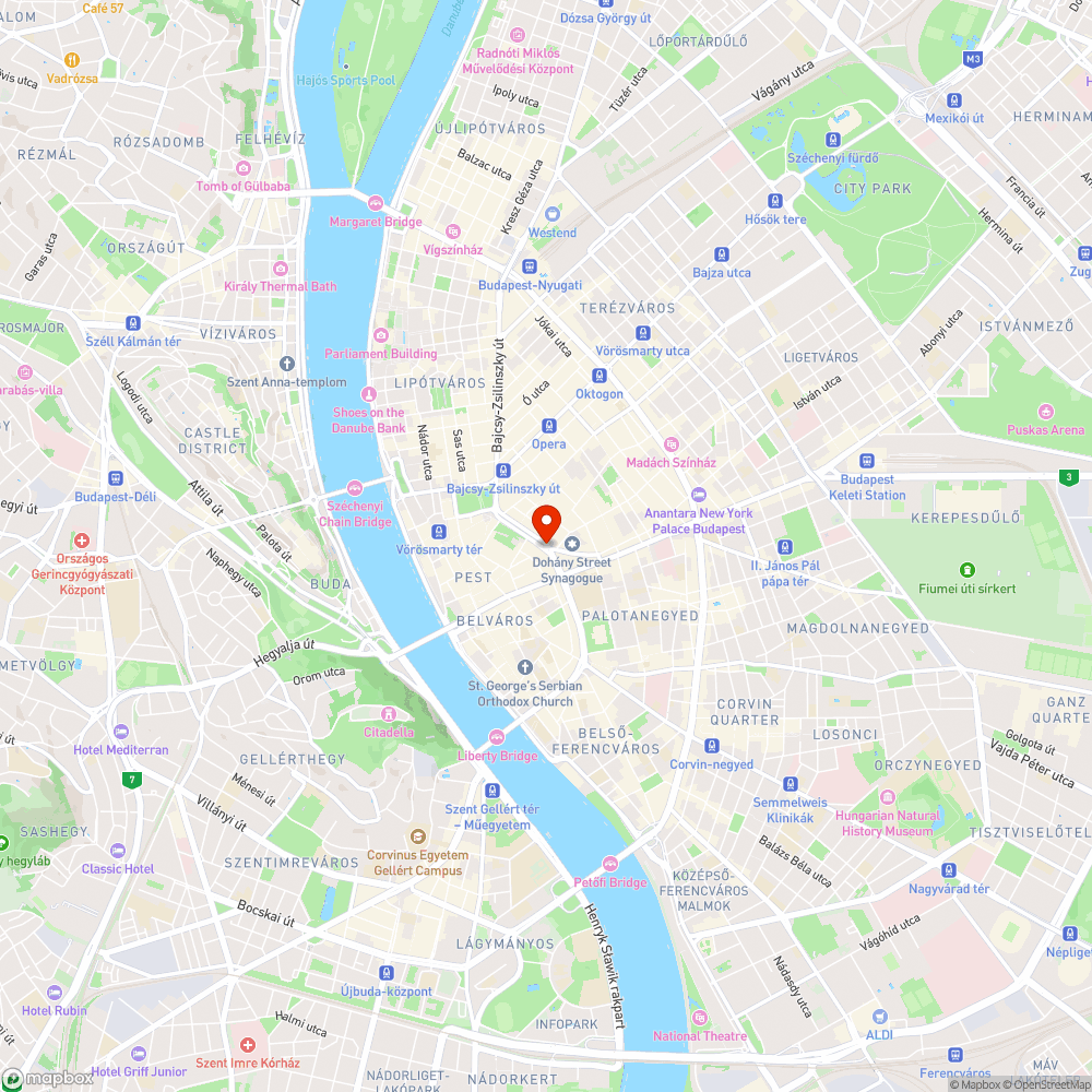 Budapest szíve bejelentés helye