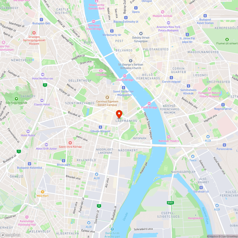 Budafoki-Karinthy megállni tilos bejelentés helye