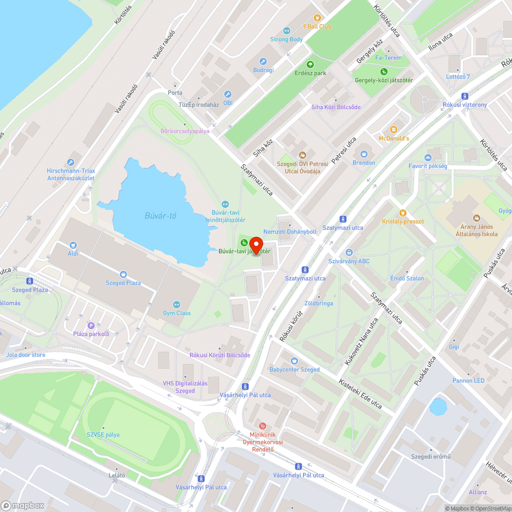 Kivágott fák (2 db) - Rókusi krt. 31. bejelentés helye