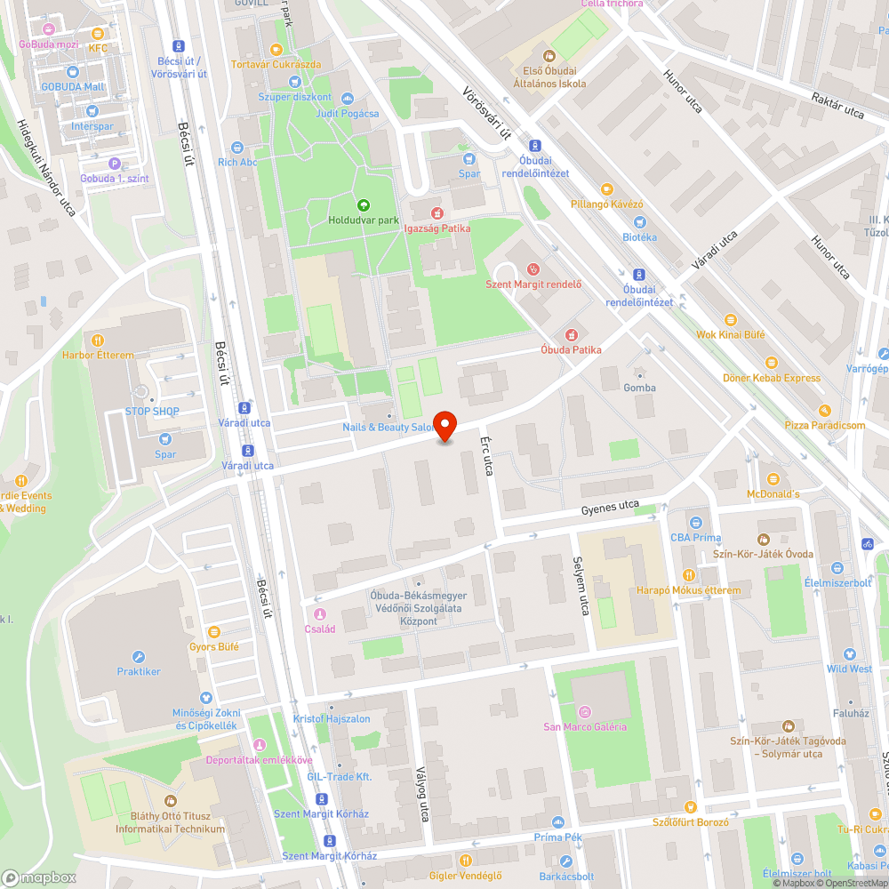 Karácsonyfák bejelentés helye