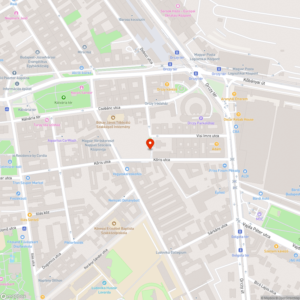 Elvágja a gyalogos forgalmat egy fal az Orczy negyedben bejelentés helye