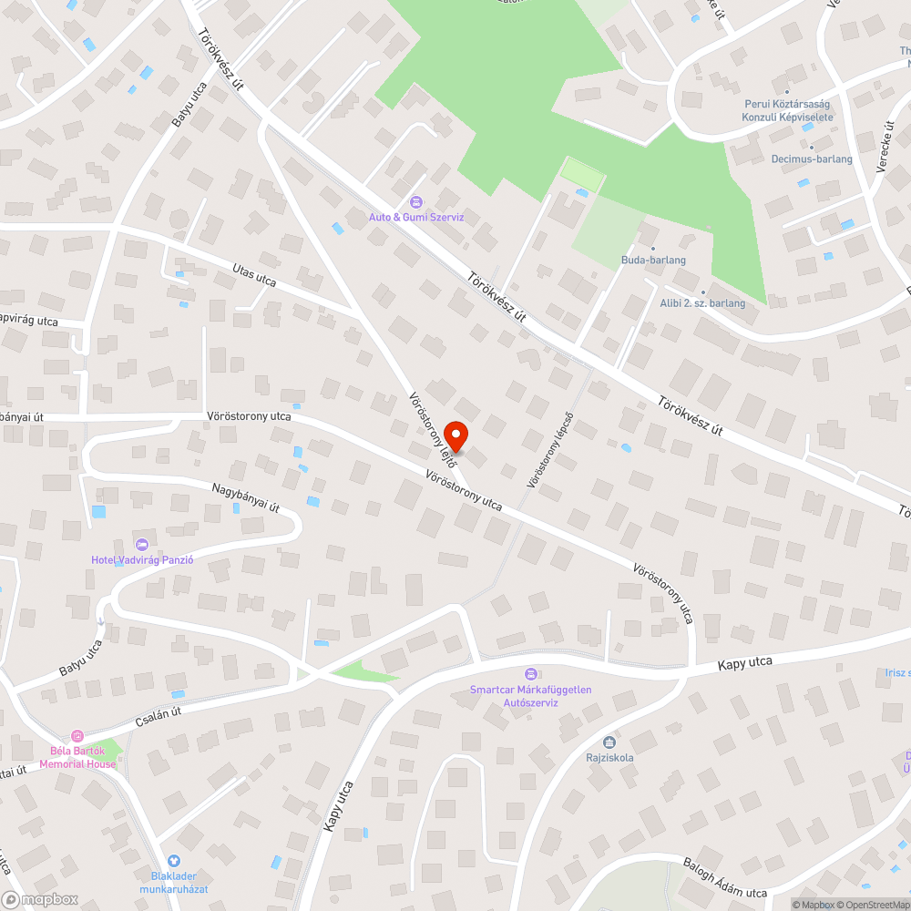 Kátyú bejelentés helye