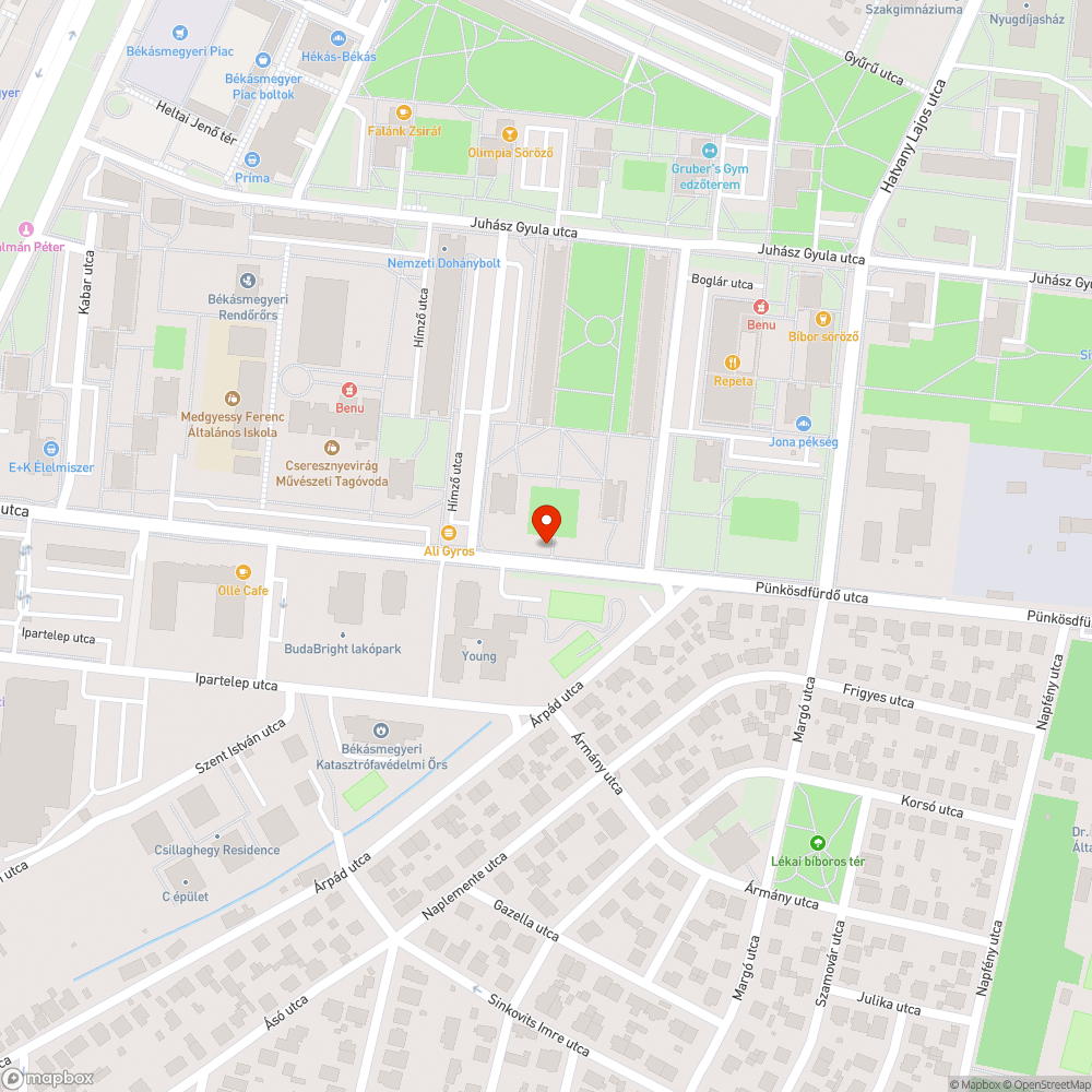 Botlás veszélyes bejelentés helye