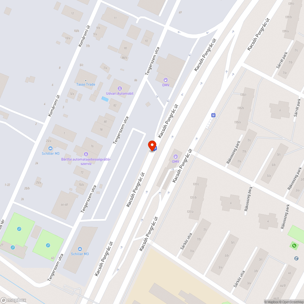 Kiégett lámpa bejelentés helye