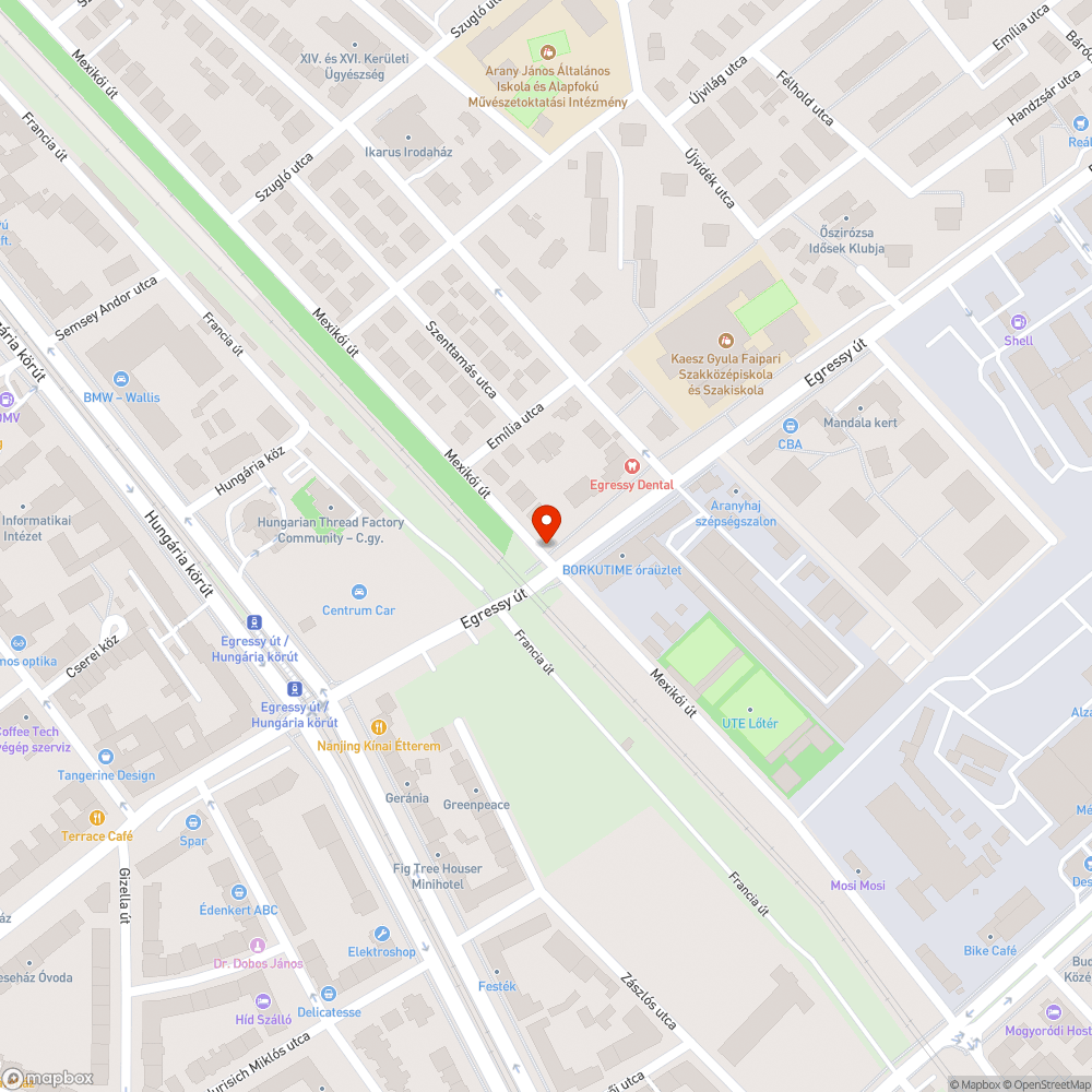 Elhagyatott bódé bejelentés helye