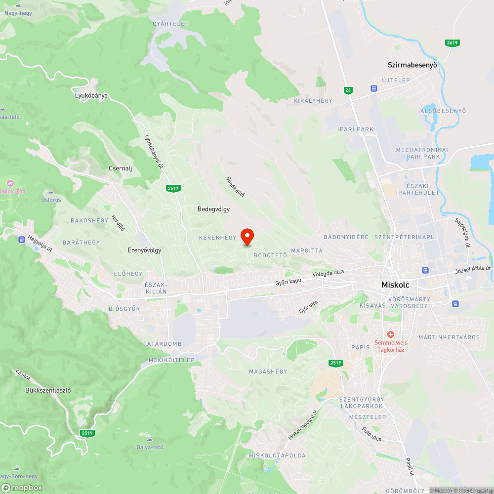 Égetés bejelentés helye