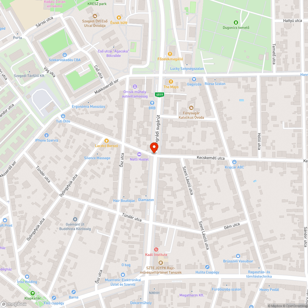 Csapszekrények fedelei hiányoznak - Csongrádi sgt. és Nádas utca sarka bejelentés helye