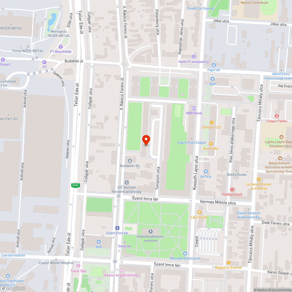 Rendszám nélküli Smart bejelentés helye