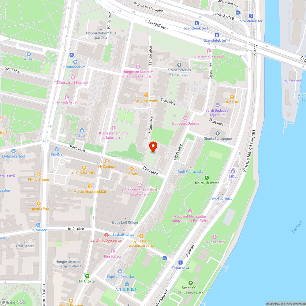 Zöldhulladék a Lajos utcánál bejelentés helye