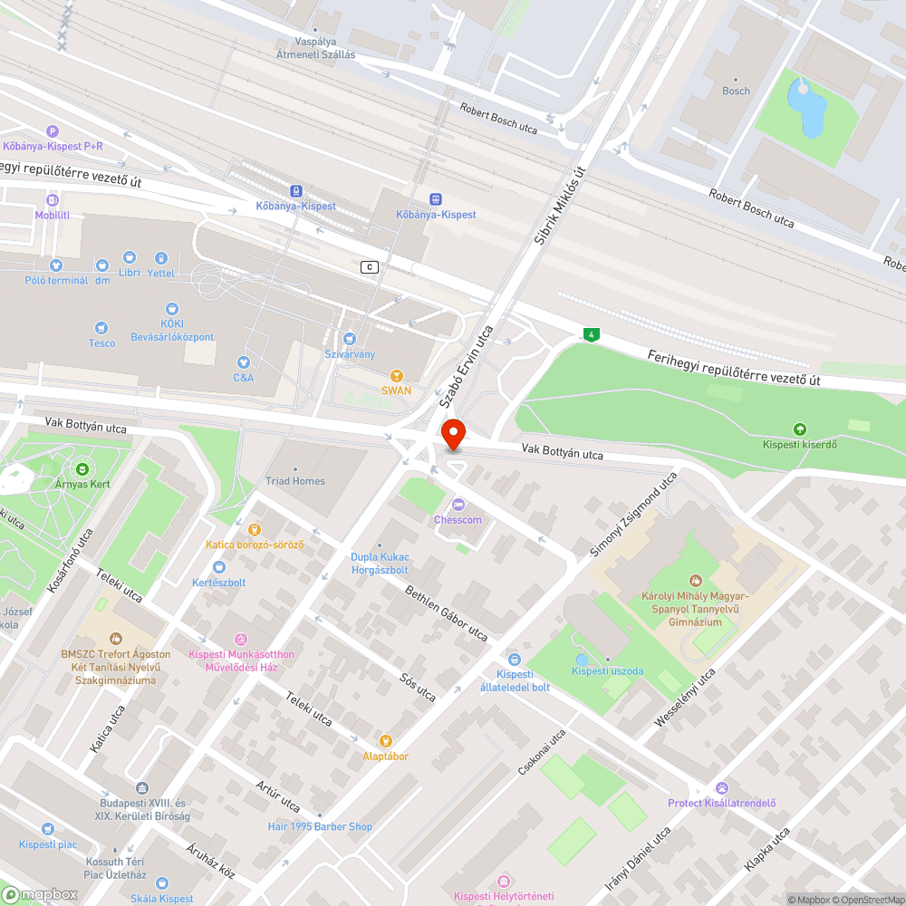 Pihenő román futár furgon bejelentés helye