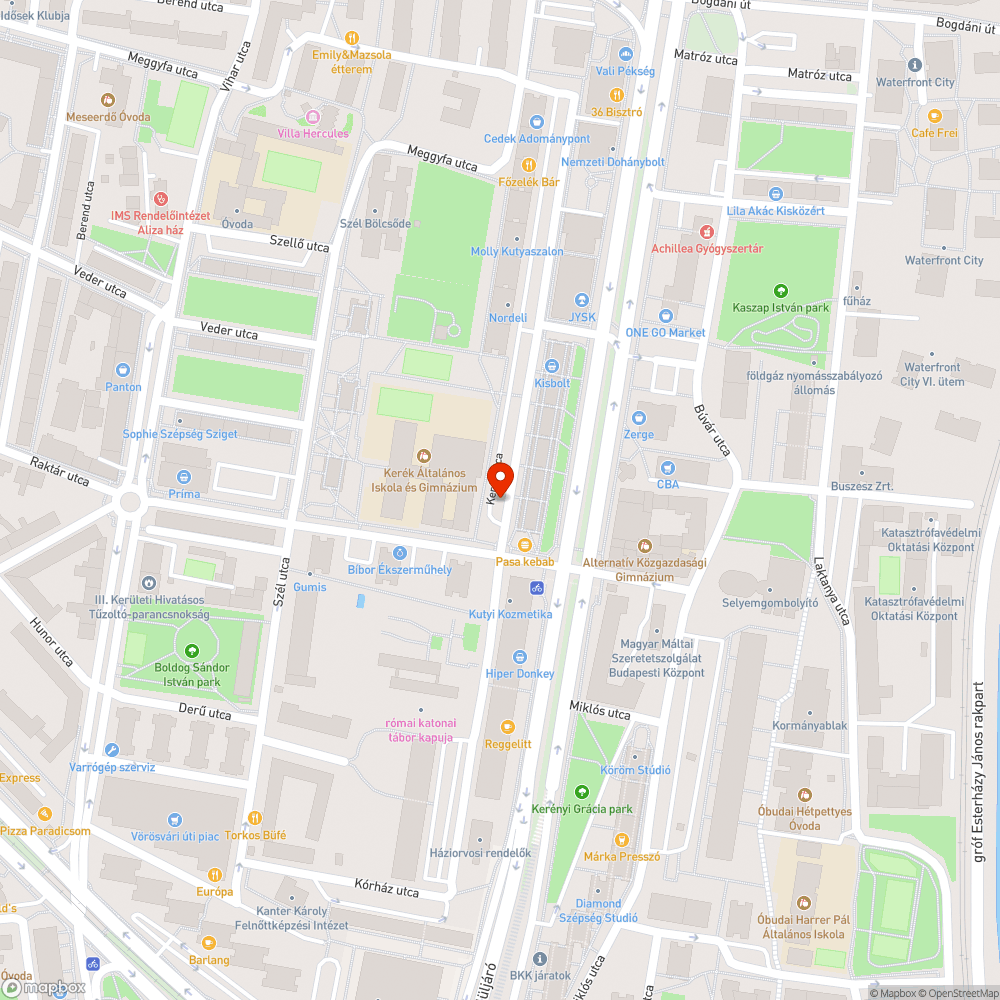 Veszélyes csatornafedél bejelentés helye