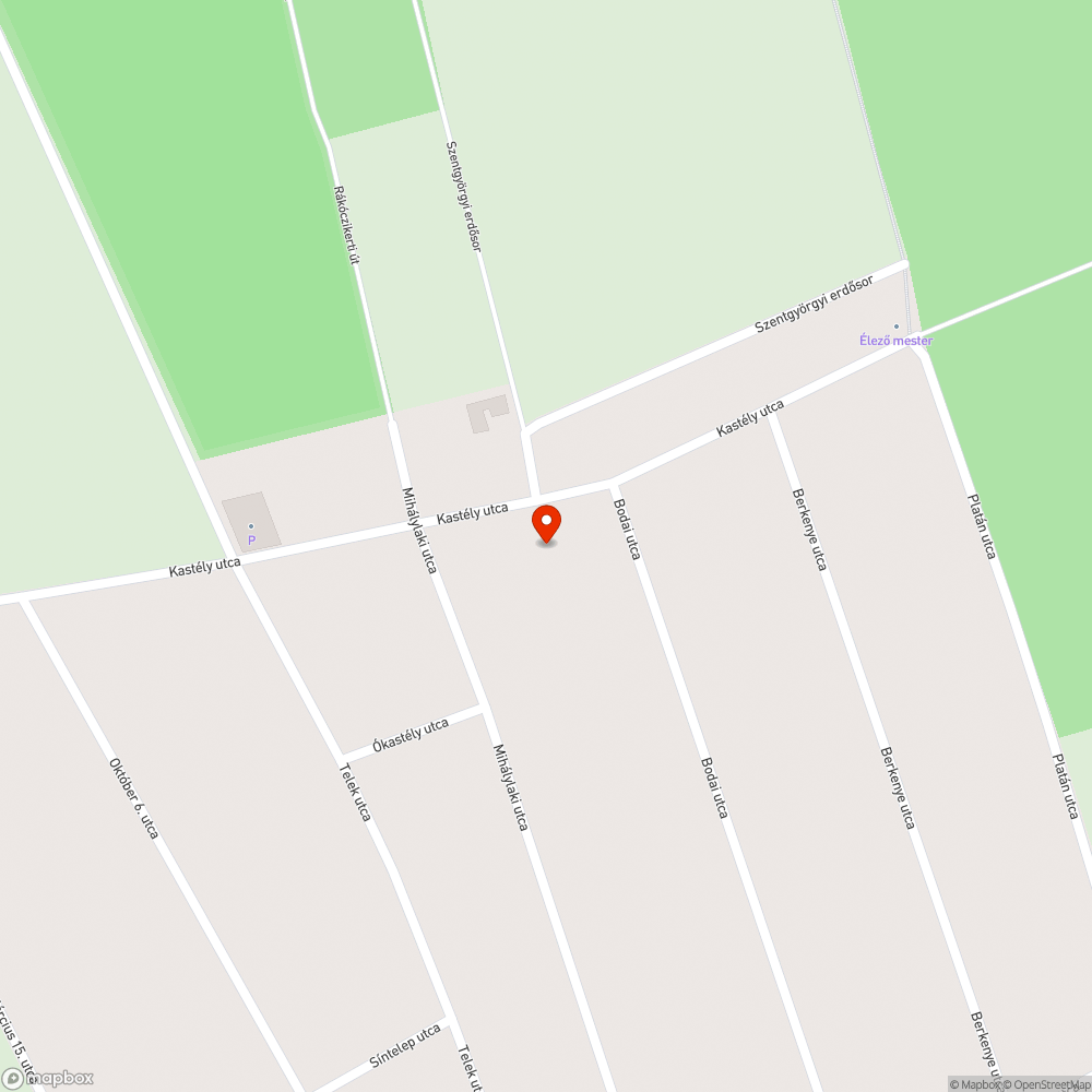 Kátyú bejelentés helye