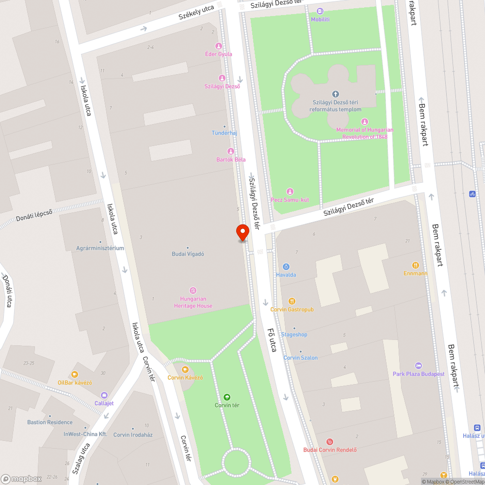 zászlók kihelyezésének módja - Hagyományok Háza bejelentés helye